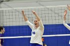 Volleyball vs Emerson  Wheaton College Women's Volleyball vs Emerson College. - Photo by Keith Nordstrom : Wheaton, Volleyball, VB2019